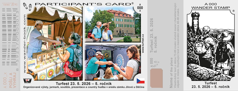 Turistick� vizitka TURFEST.CZ 2026
